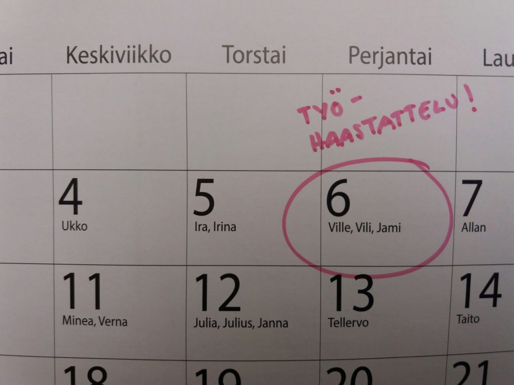 työhaastattelu